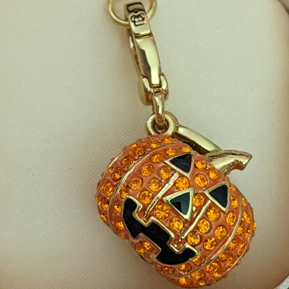 Juicy Couture Pave Pumpkin Charm